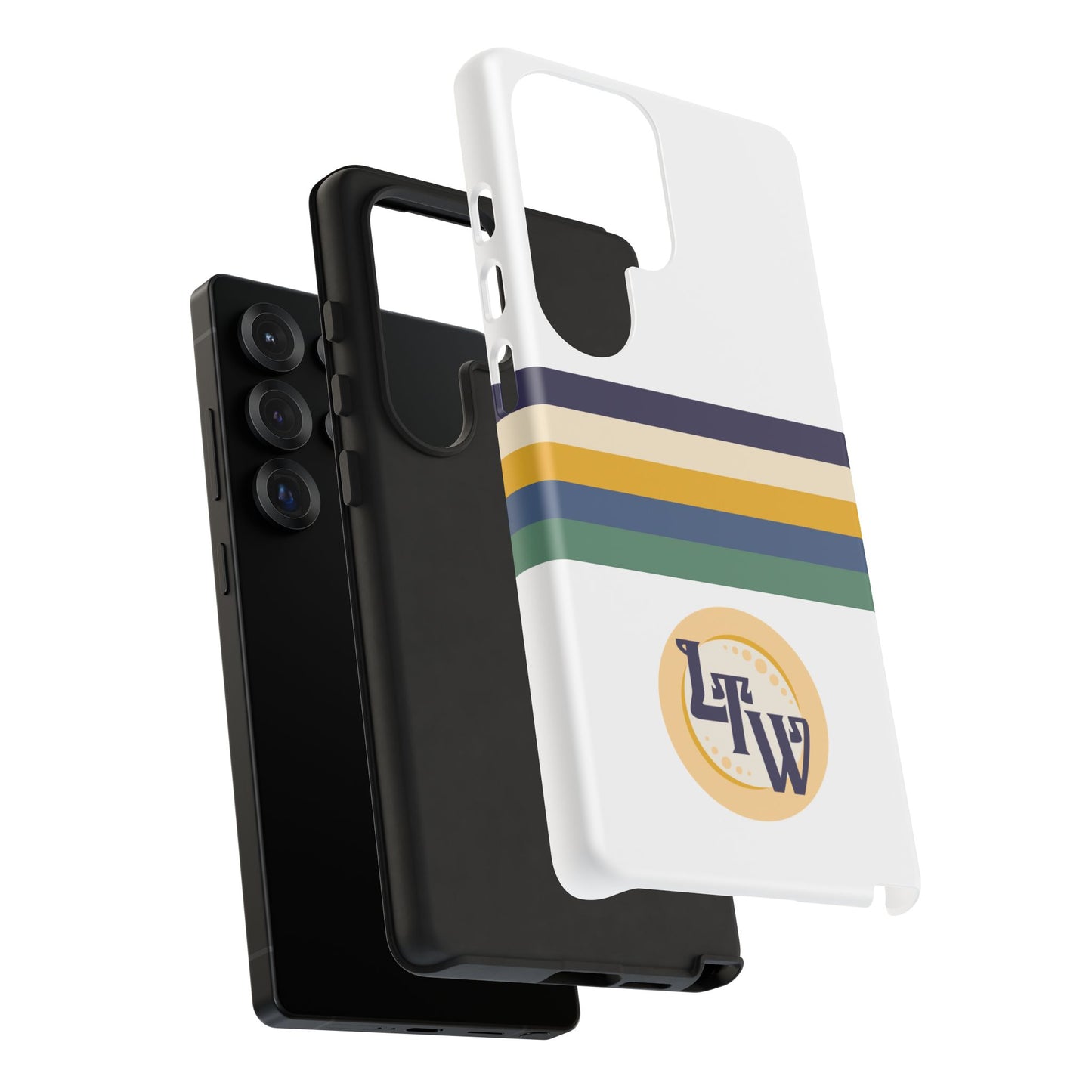 LTW Color Stripe and Monogram Tough Phone Case - Samsung