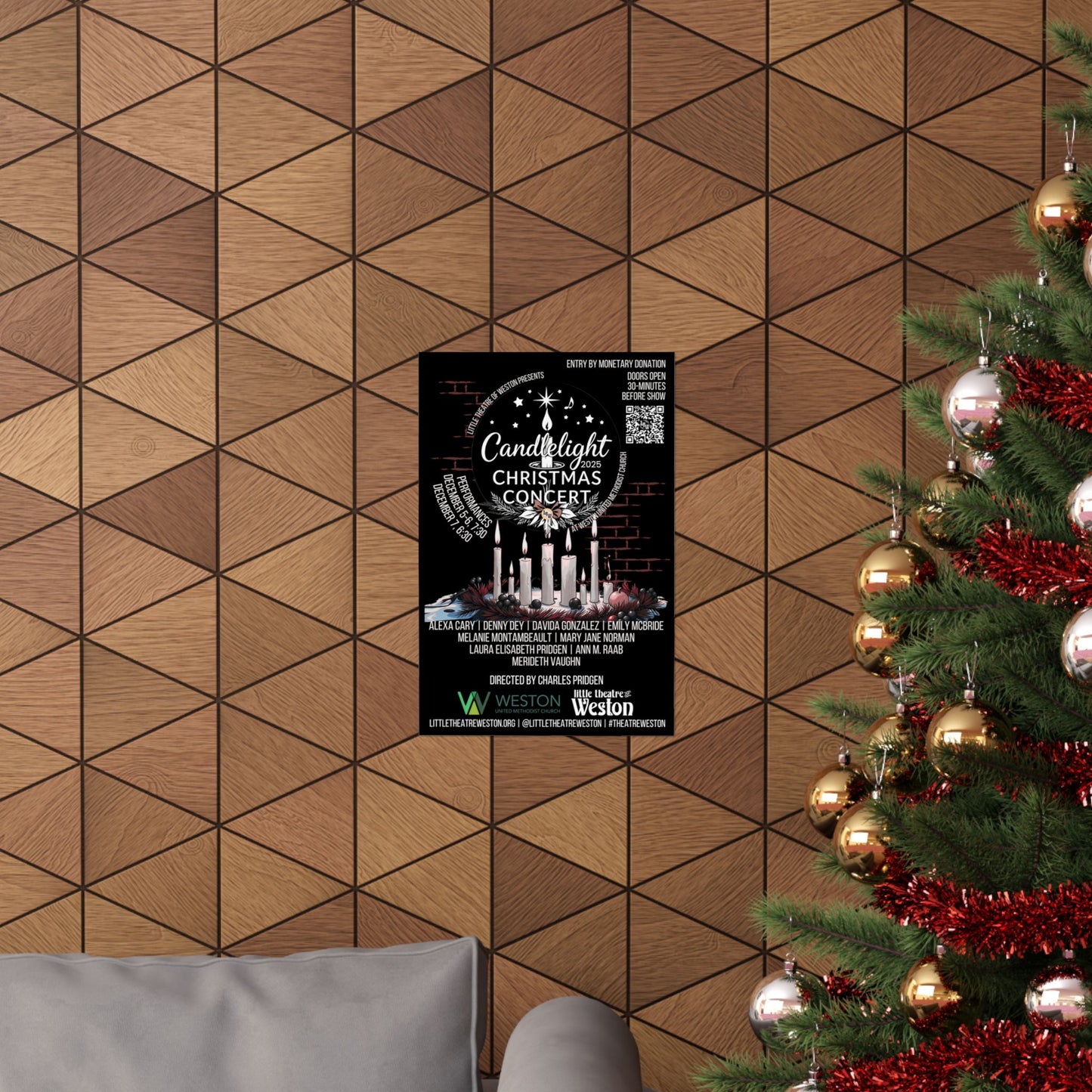 Candlelight Christmas Concert Poster