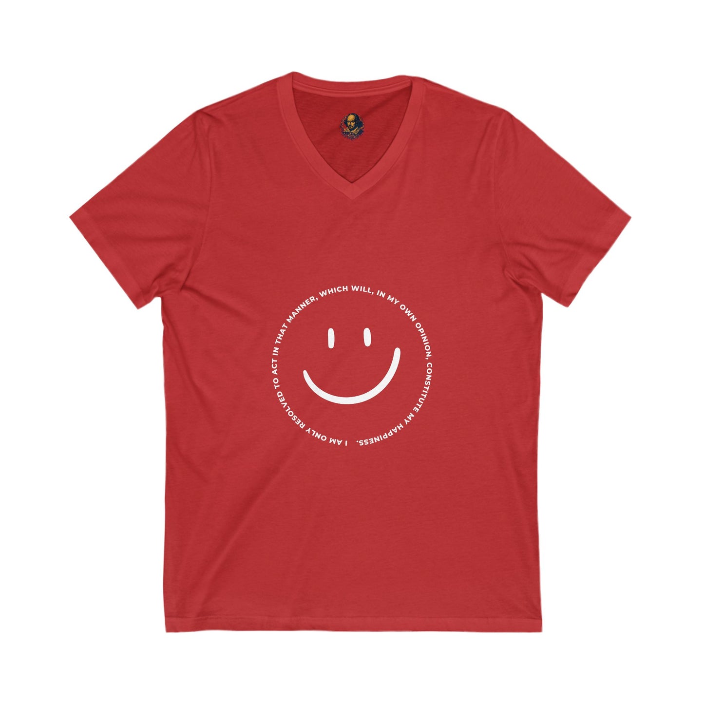 Jane Austen Quote Unisex V-Neck Tee