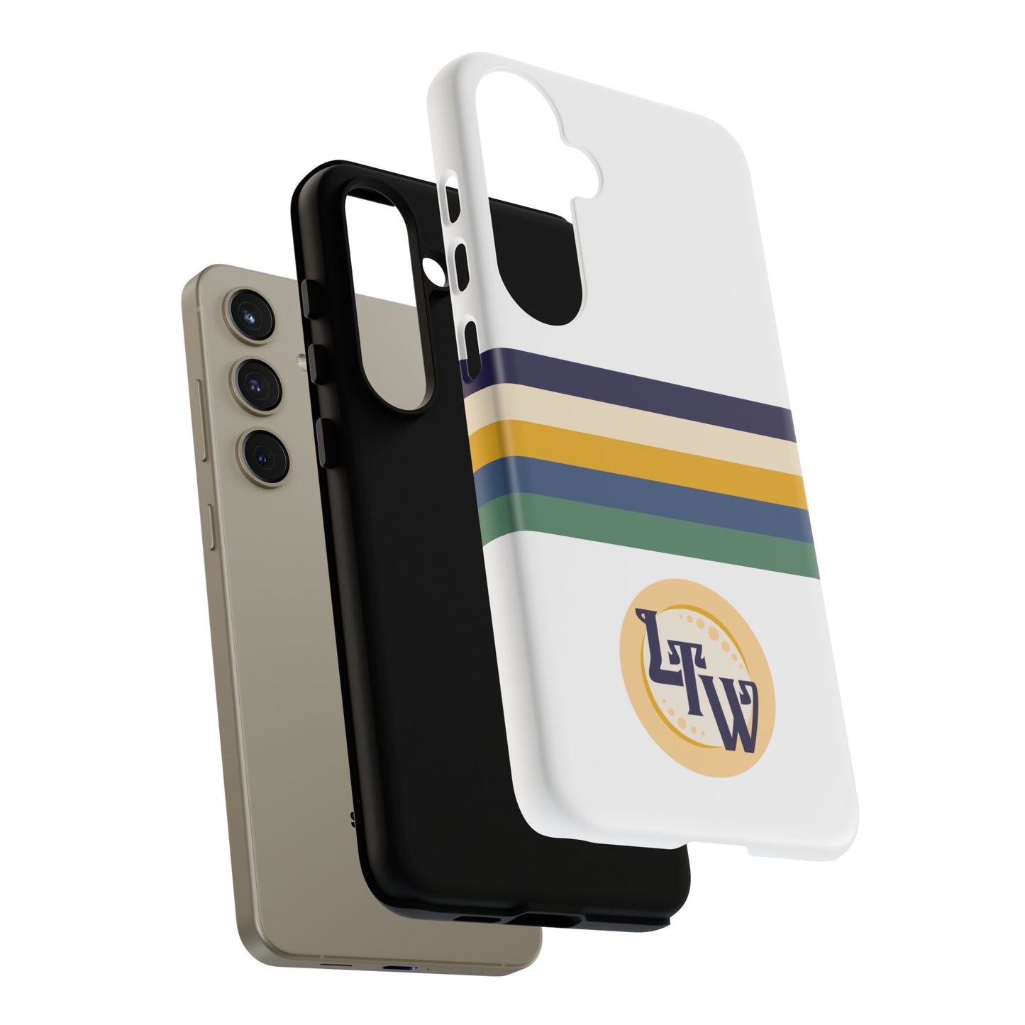 LTW Color Stripe and Monogram Tough Phone Case - Samsung