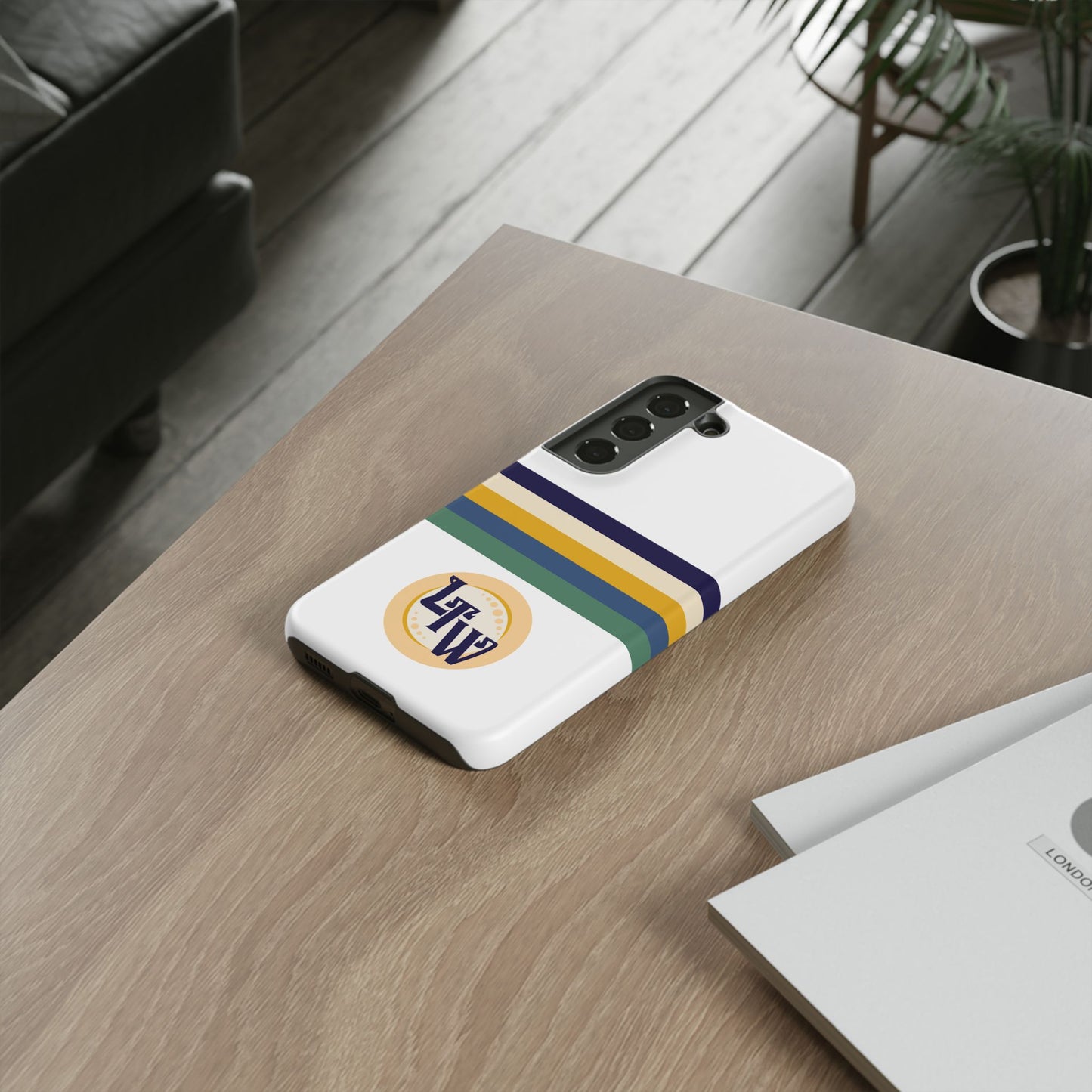 LTW Color Stripe and Monogram Tough Phone Case - Samsung