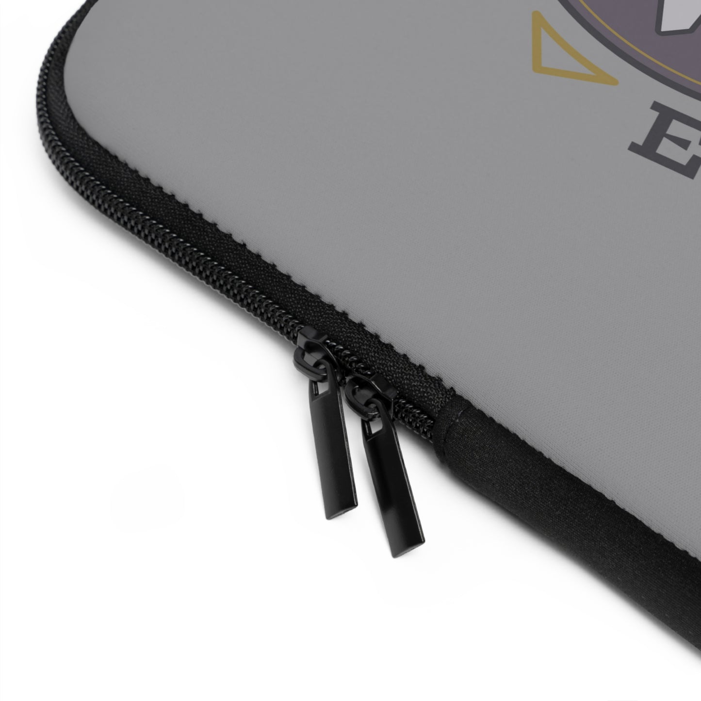 Lagniappe Entertainment Dark Color Logo Laptop Sleeve