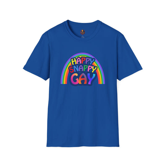 Happy Snappy Gay Rainbow Unisex Tee