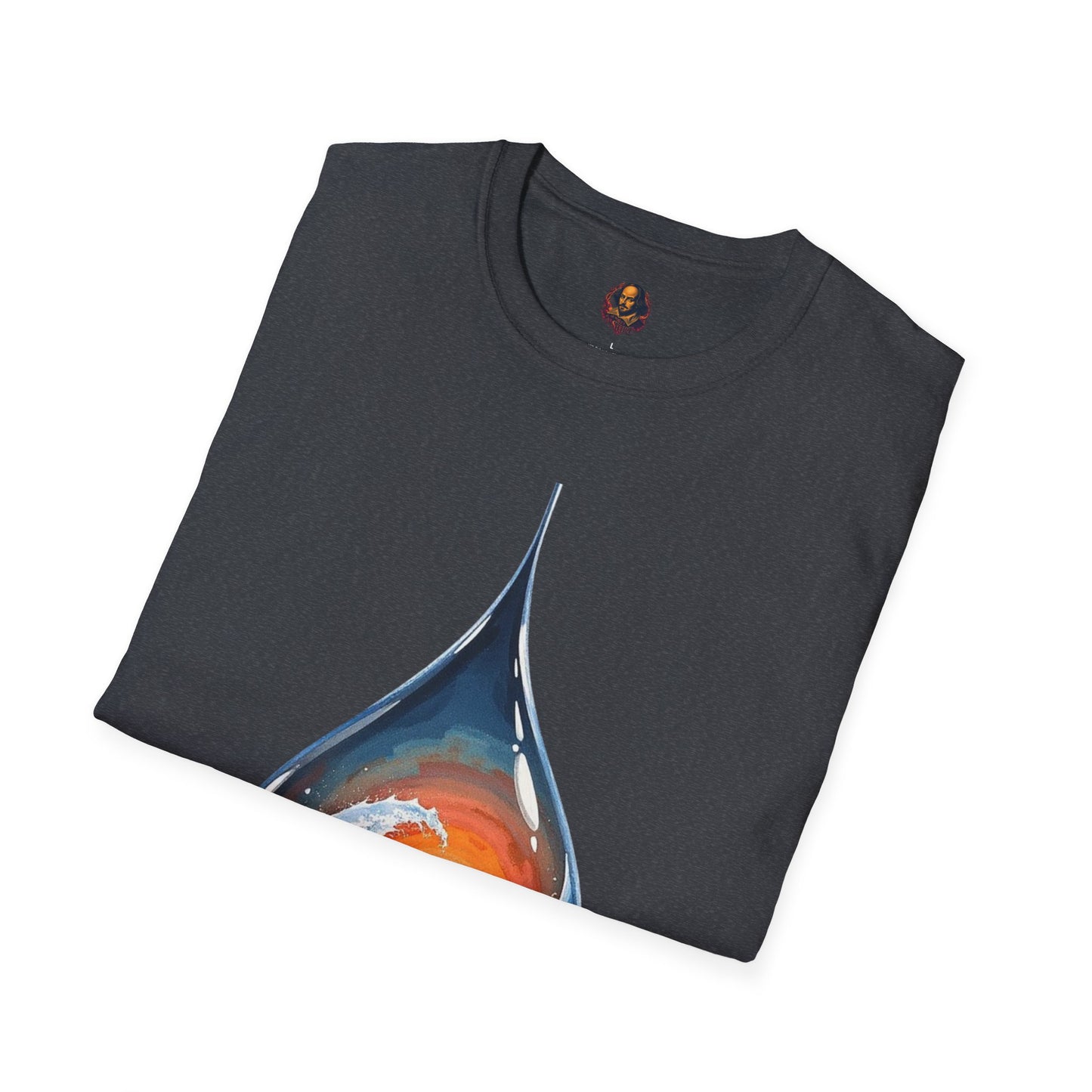 Raging Sea Trapped Inside a Raindrop Unisex Tee