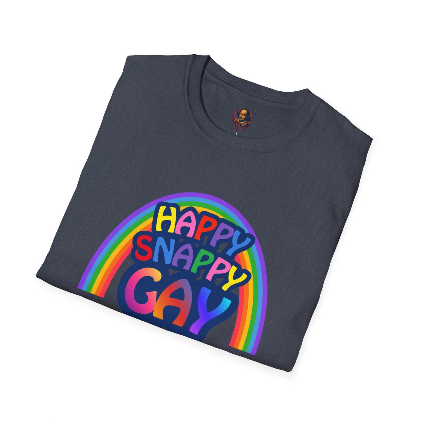 Happy Snappy Gay Rainbow Unisex Tee
