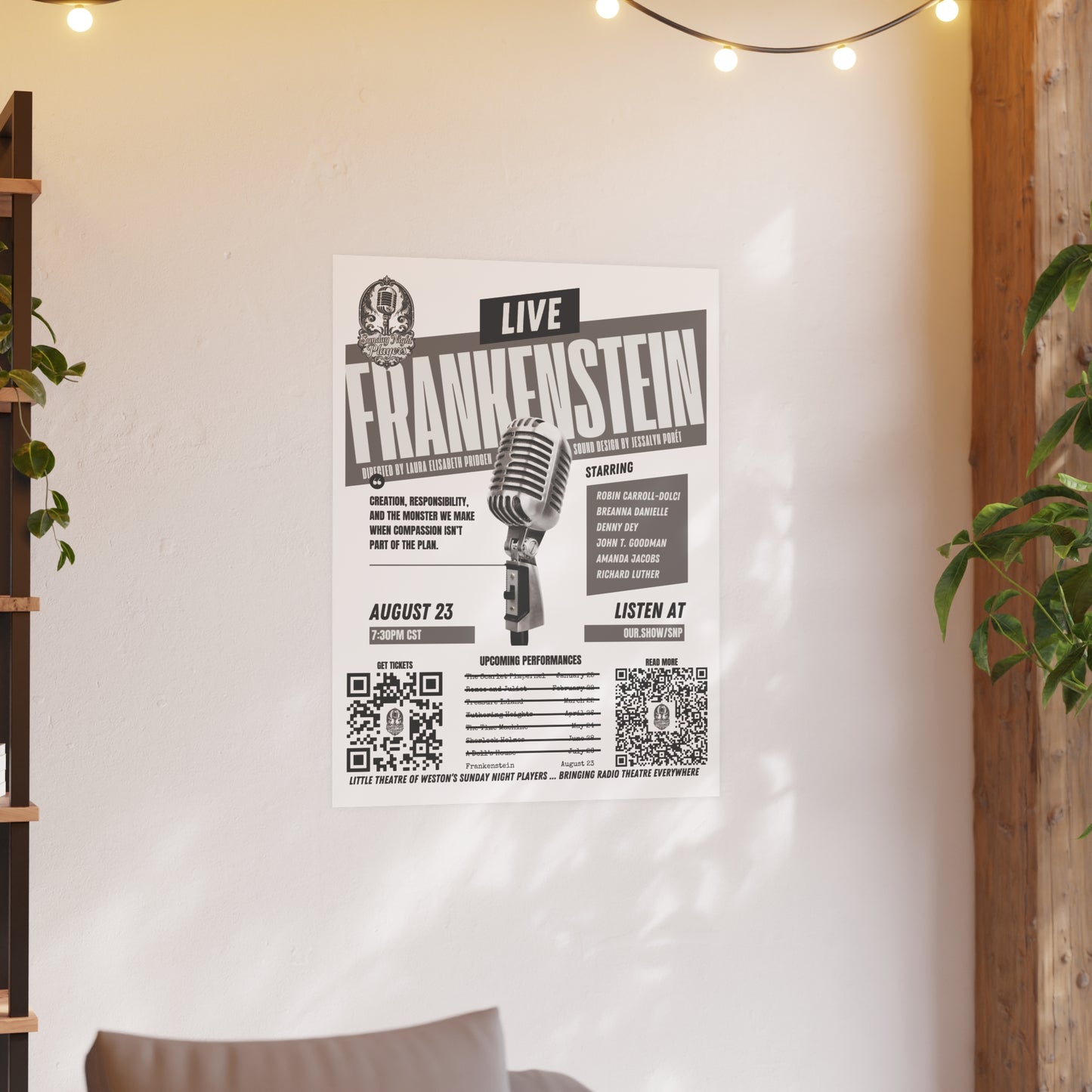 2026 SNP Frankenstein Poster