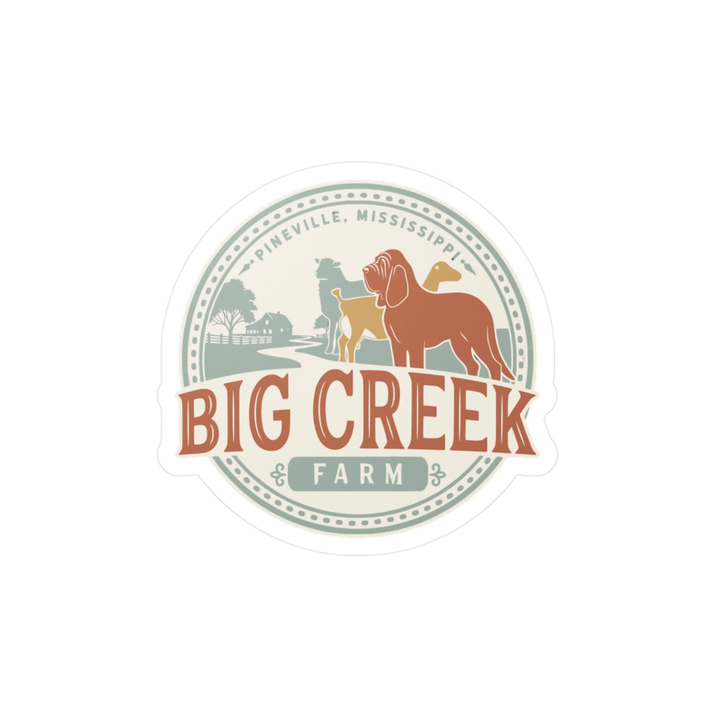 Big Creek Farm Kiss-Cut Vinyl Decals