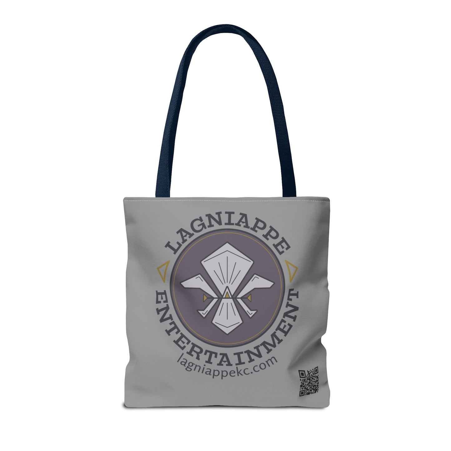 Lagniappe Entertainment Dark Color Logo Tote Bag