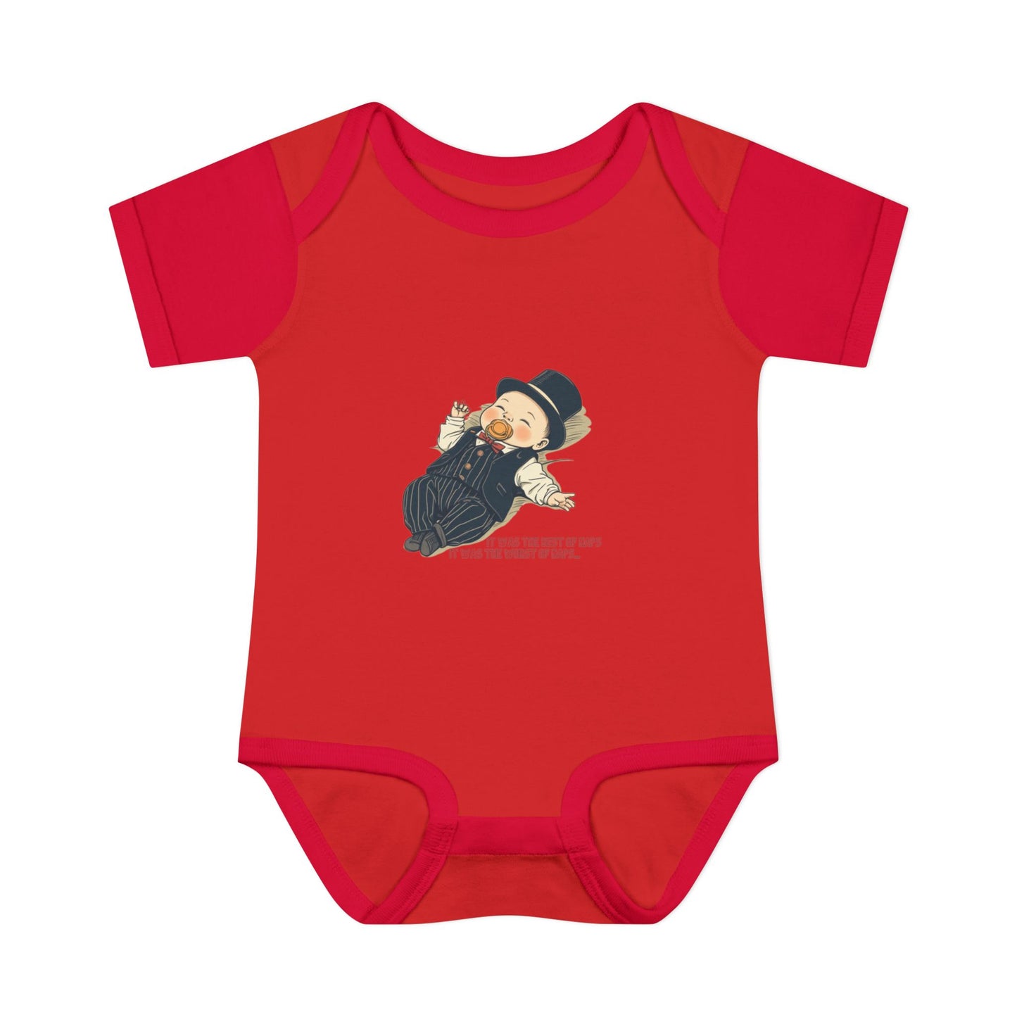 Little Dickens Words Infant Onesie