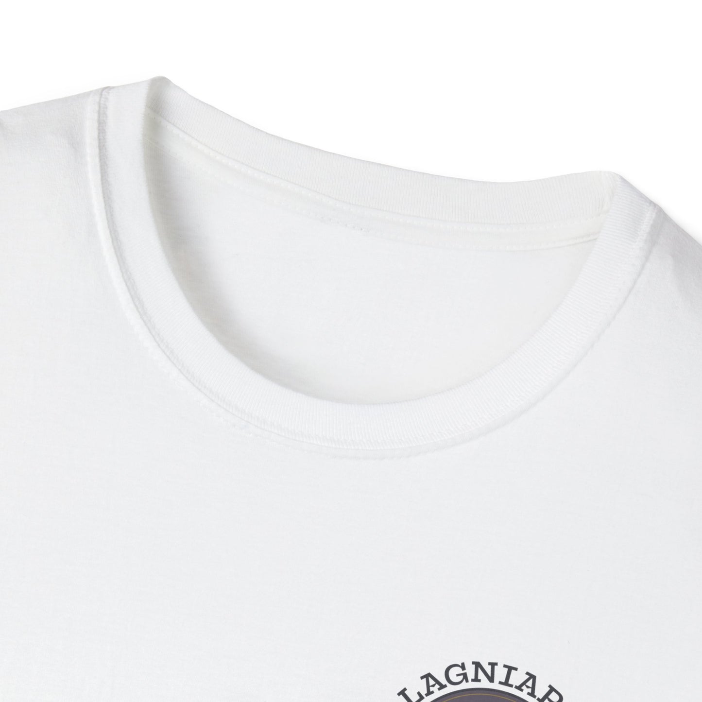 Lagniappe Entertainment Dark Color Logo - Unisex Jersey Tee, Casual Tee, Graphic T-Shirt, Unique Gift, Birthday Gift, Music Festival Apparel