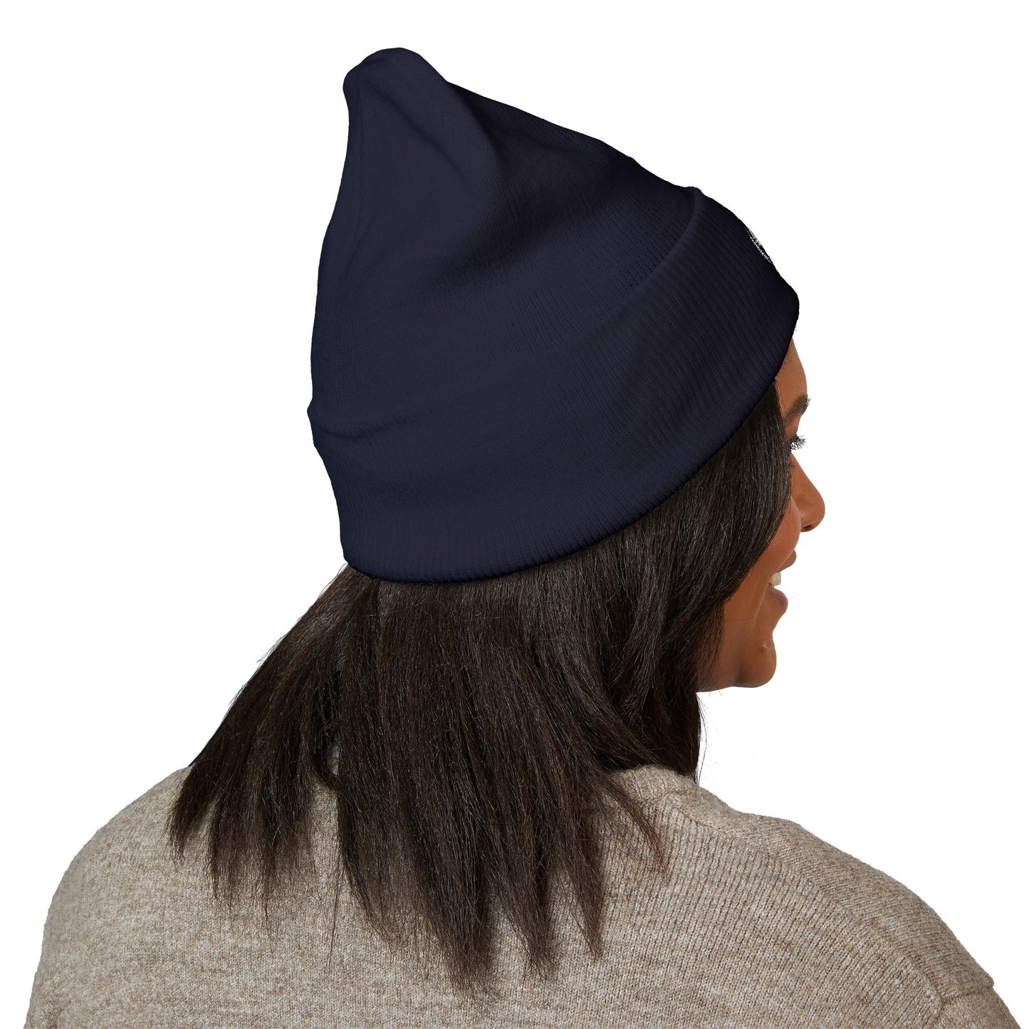 LTW Monogram Embroidered Cuffed Beanie