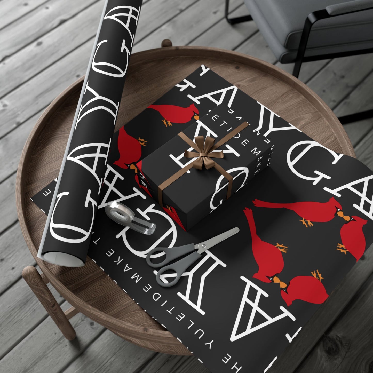 Make the Yuletide Gay Gift Wrap Paper