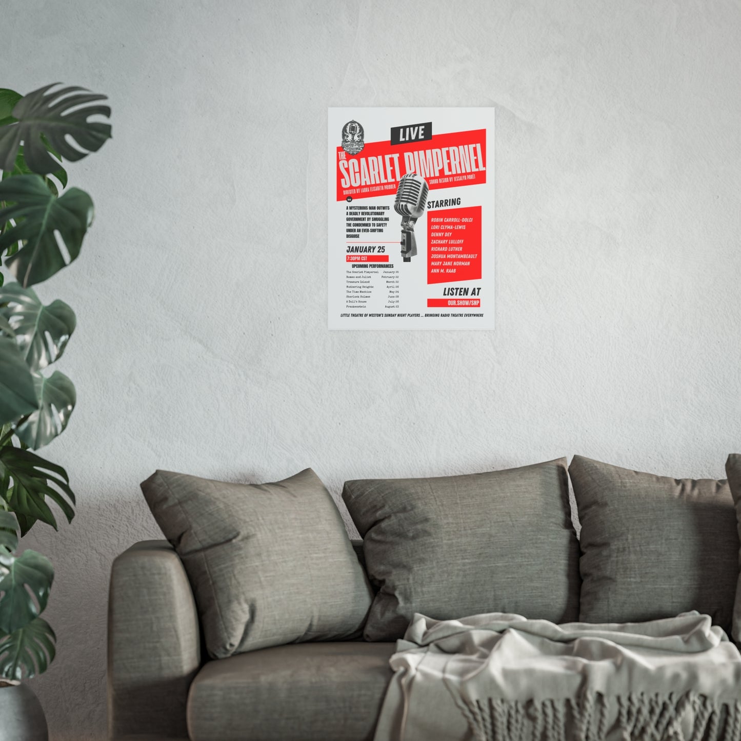 2026 SNP Scarlet Pimpernel Poster