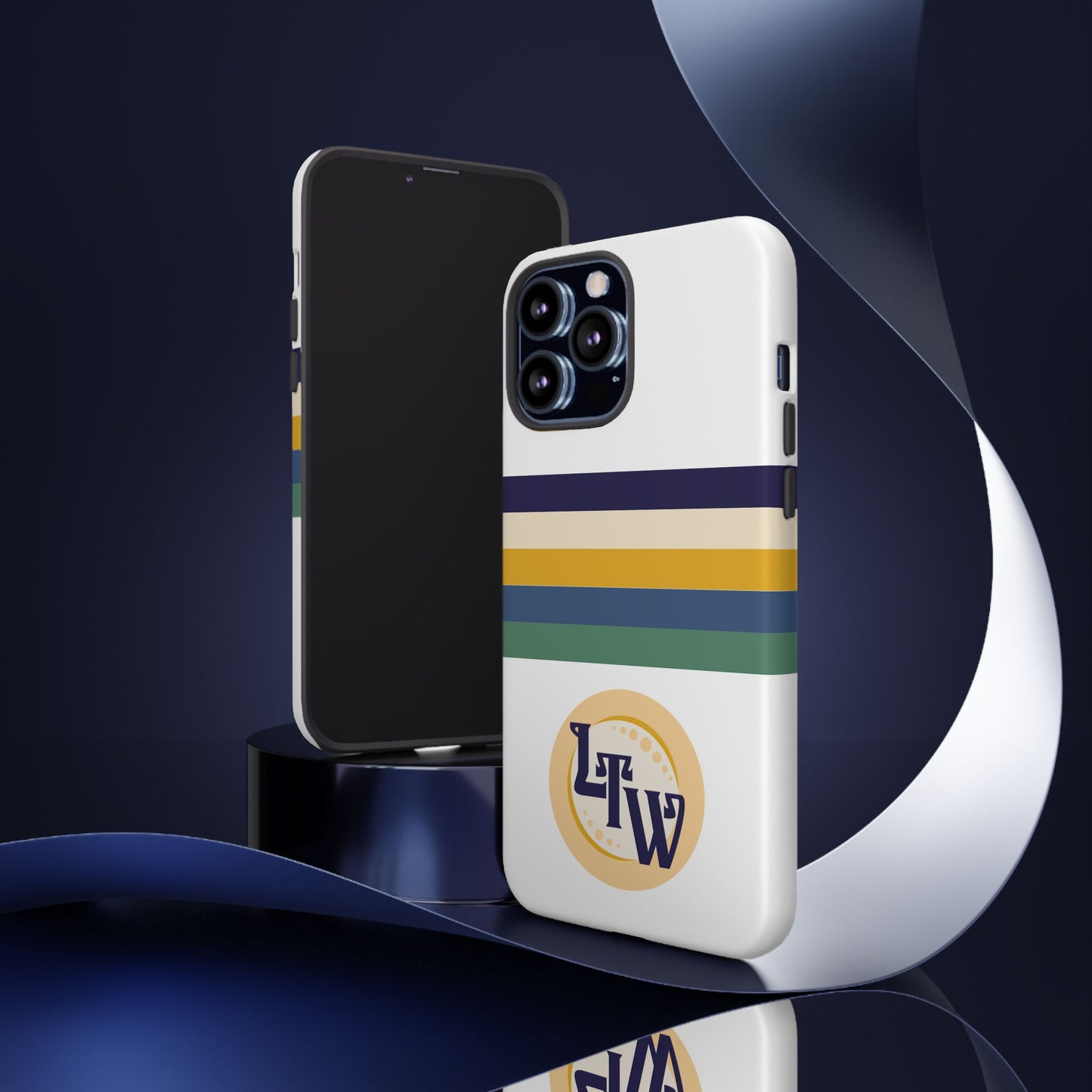 LTW Color Stripe and Monogram Tough Phone Case - iPhone