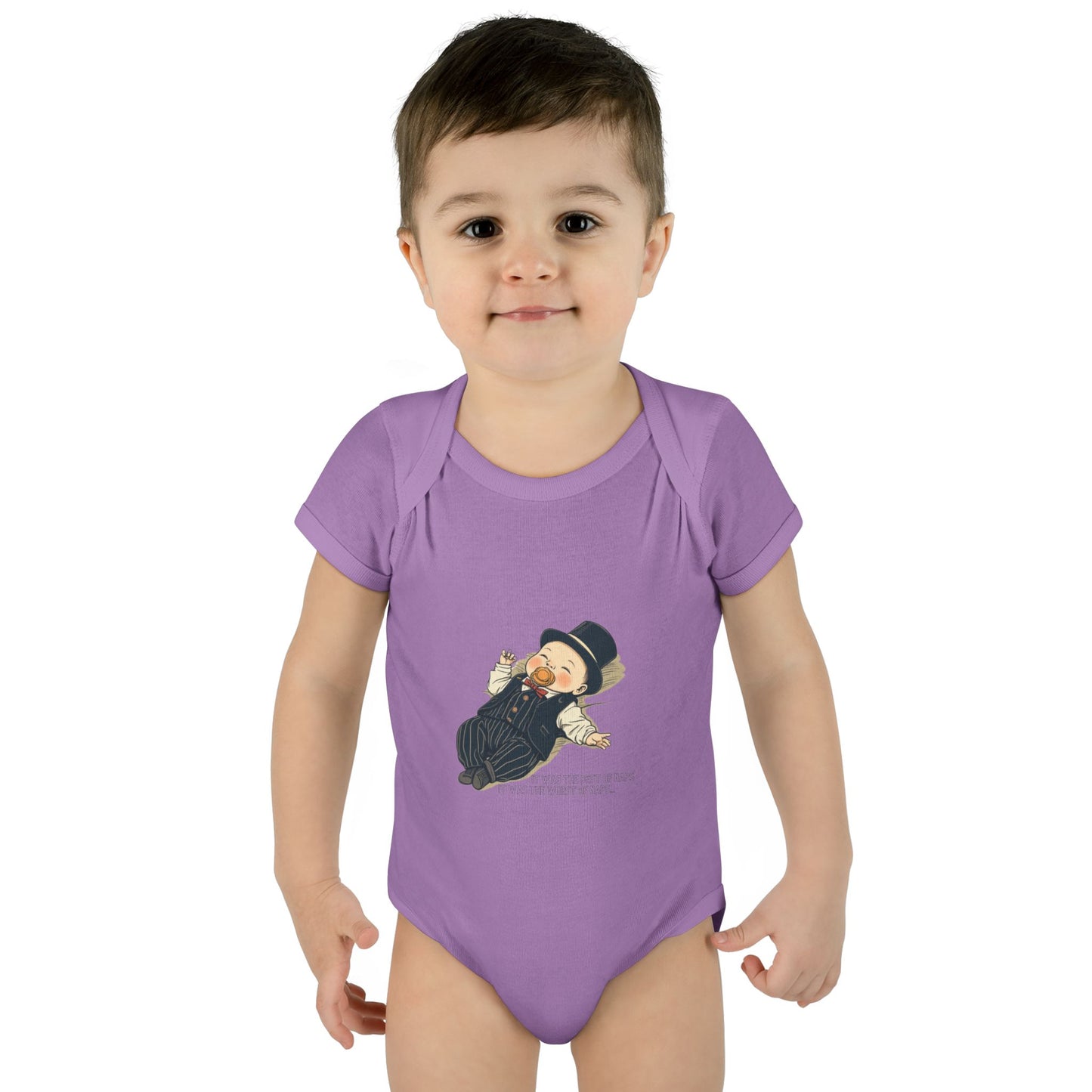 Little Dickens Words Infant Onesie