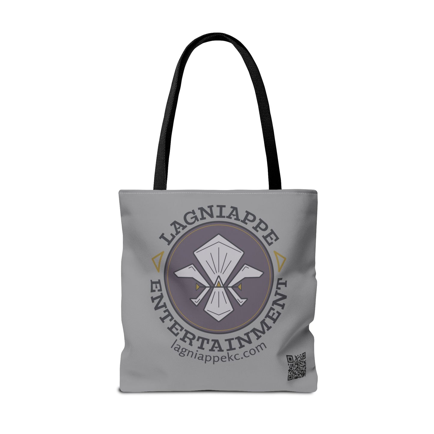 Lagniappe Entertainment Dark Color Logo Tote Bag