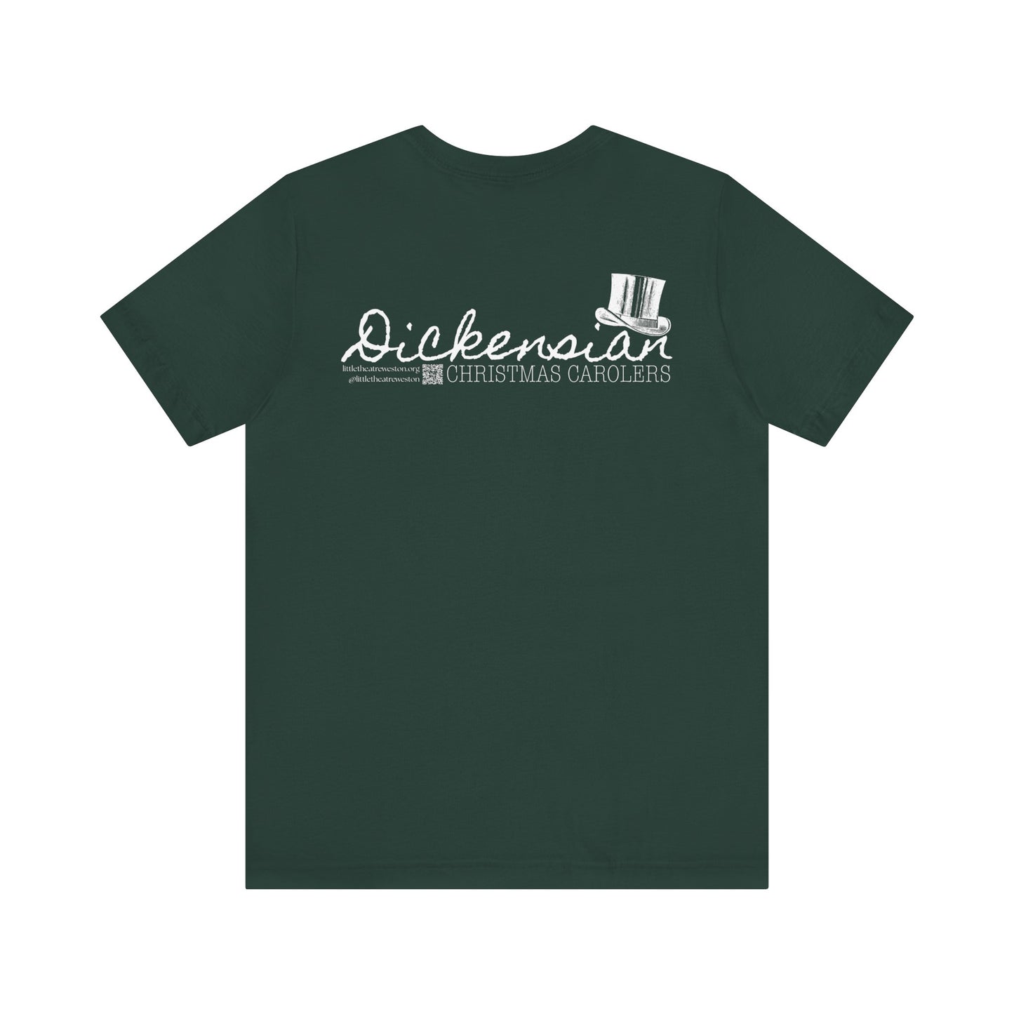 Dickensian Christmas Carolers Unisex Tee