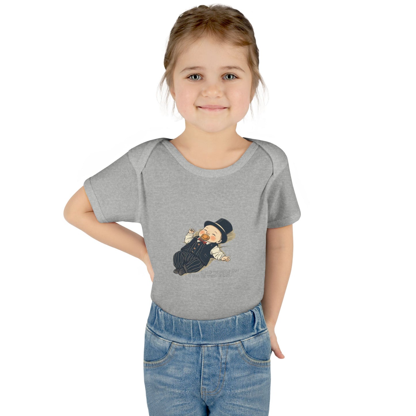 Little Dickens Words Infant Onesie