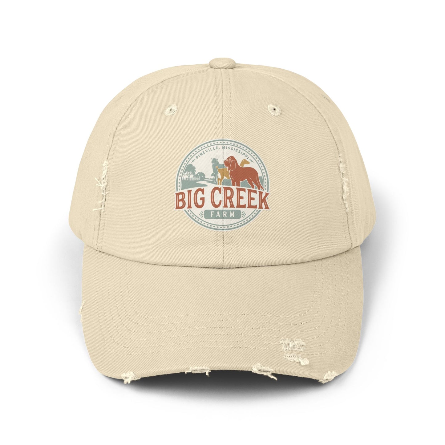 Big Creek Farm Unisex Distressed Cap