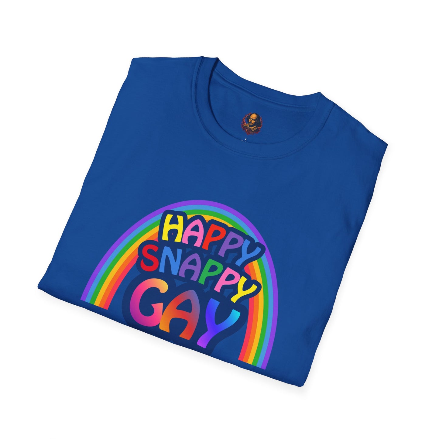 Happy Snappy Gay Rainbow Unisex Tee