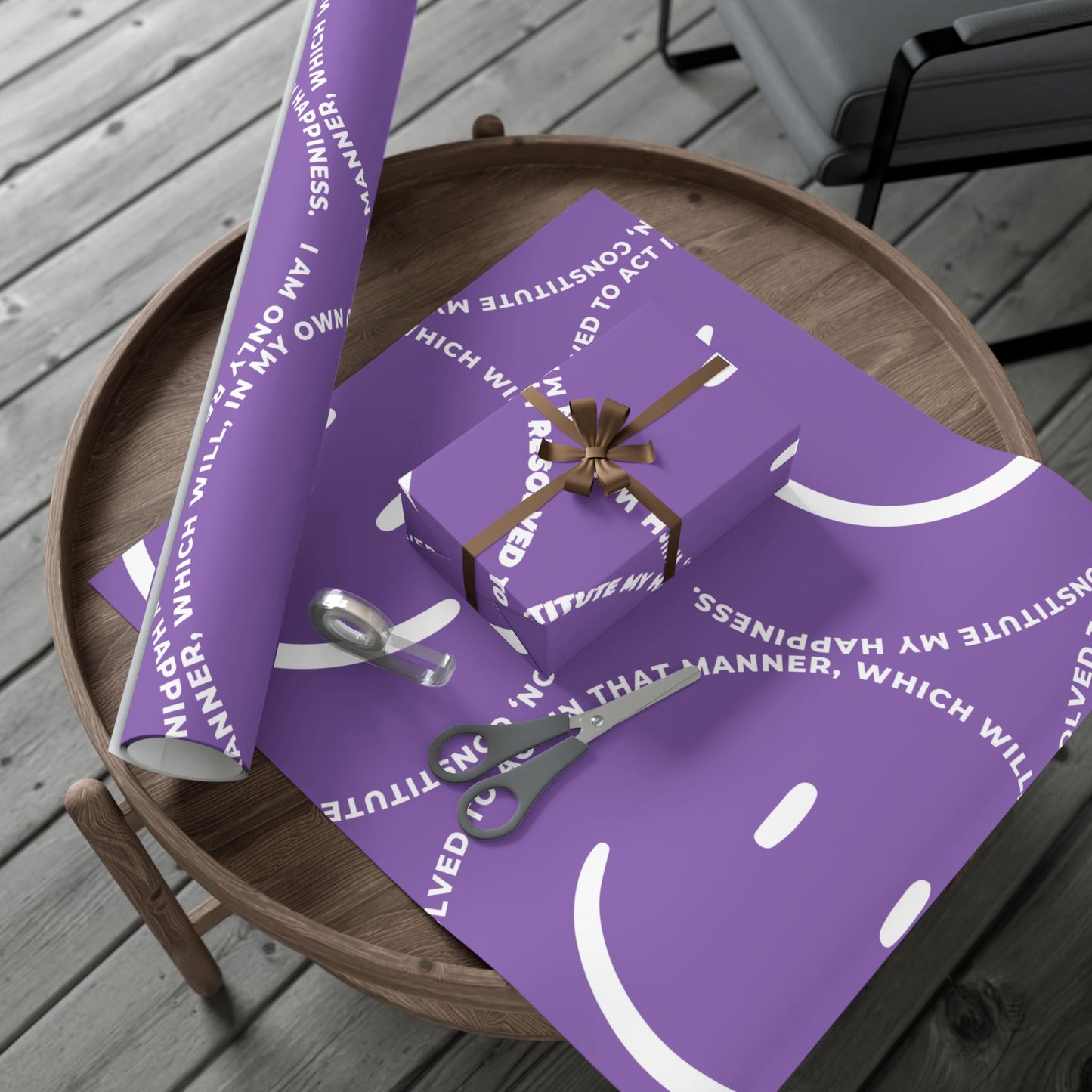 Jane Austen Quote Gift Wrap Paper