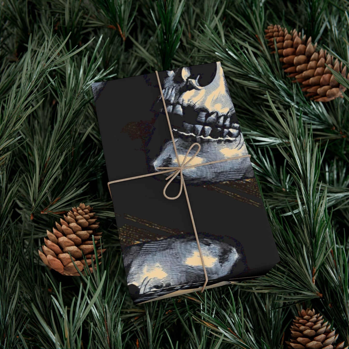 Skull Gift Wrap Paper