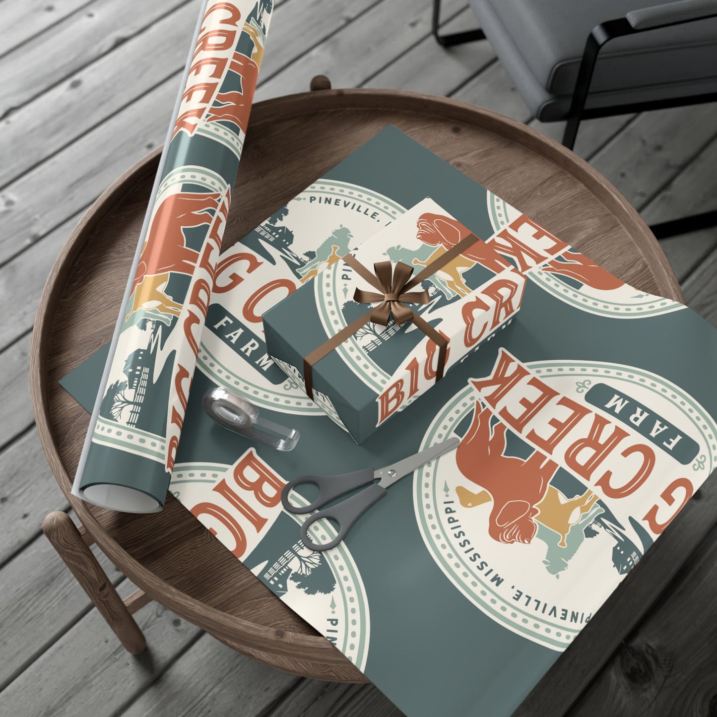 Big Creek Farm Gift Wrap Paper