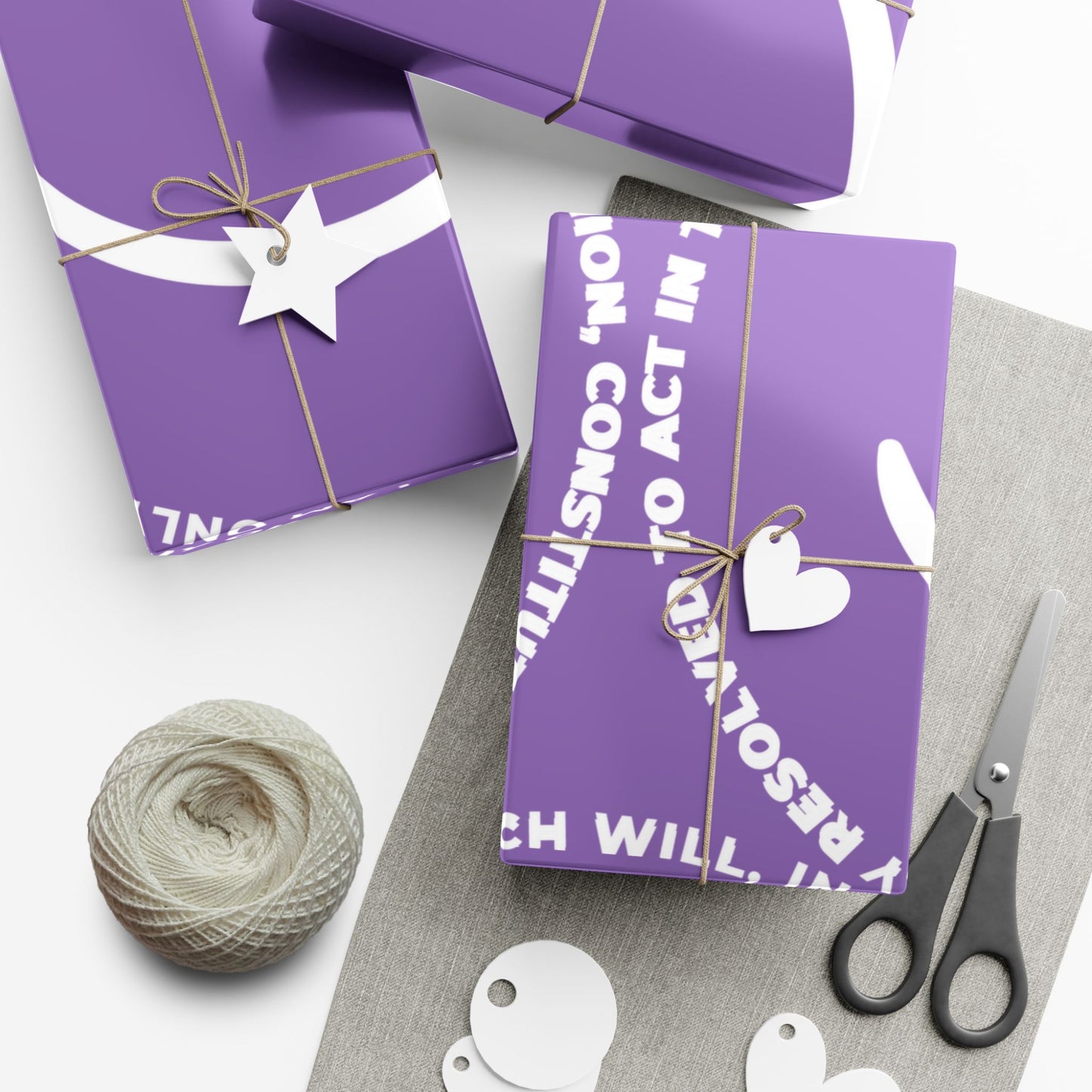 Jane Austen Quote Gift Wrap Paper