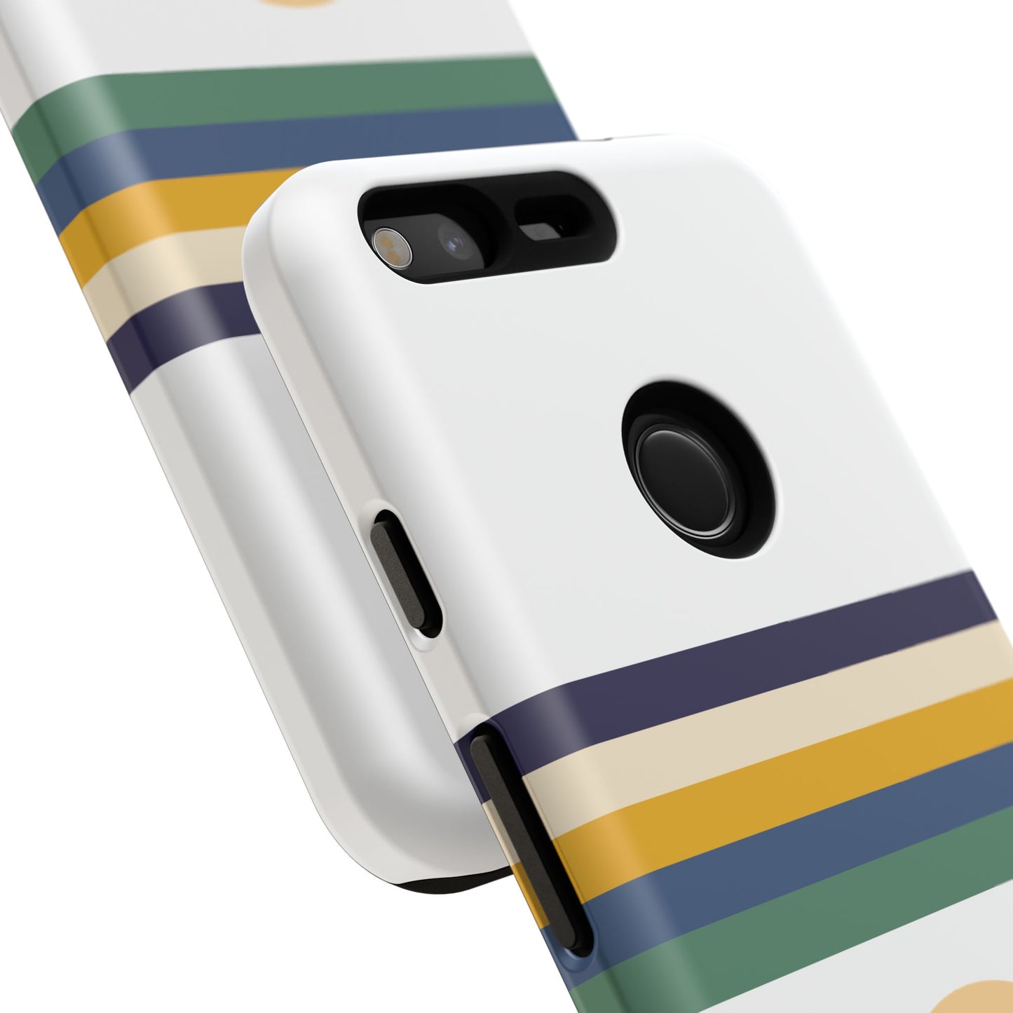 LTW Color Stripe and Monogram Tough Phone Case - Google Pixel
