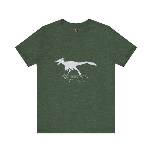 Hope is the thing with feathers Unisex Tee