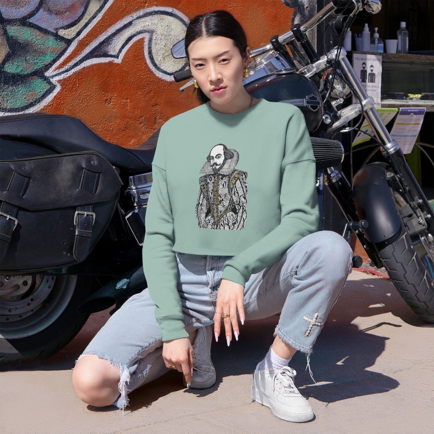 The Bard Cropped Sweatshirt