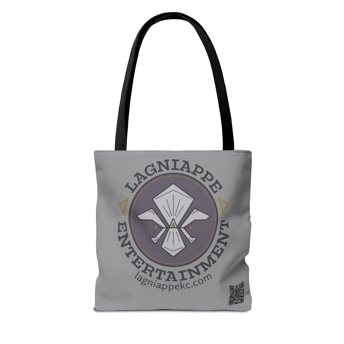 Lagniappe Entertainment Dark Color Logo Tote Bag