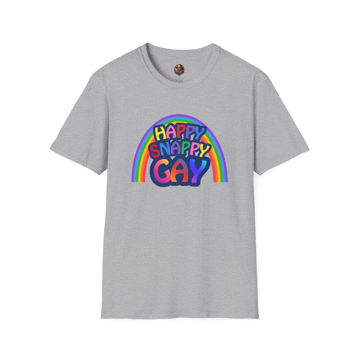 Happy Snappy Gay Rainbow Unisex Tee