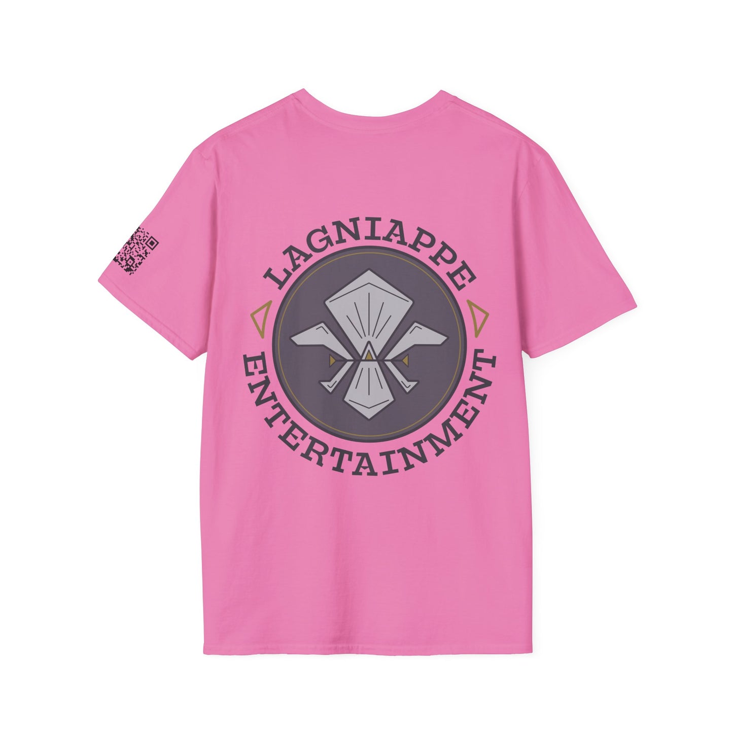 Lagniappe Entertainment Dark Color Logo - Unisex Jersey Tee, Casual Tee, Graphic T-Shirt, Unique Gift, Birthday Gift, Music Festival Apparel