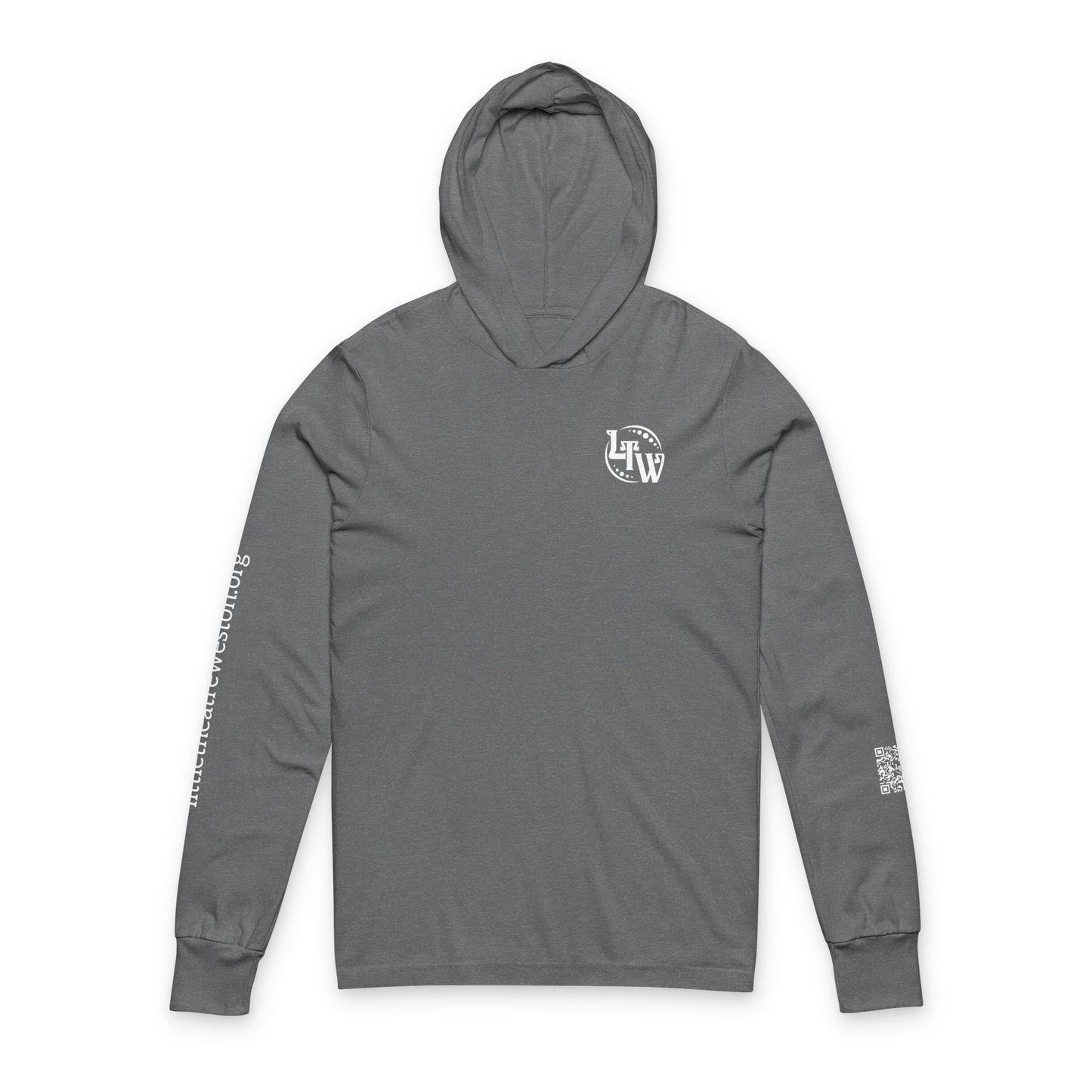 LTW White Monogram Unisex Hoodie