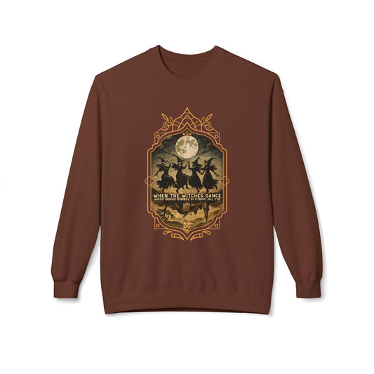When the witches dance, all the world is turned upside down Unisex Long Sleeve Tee