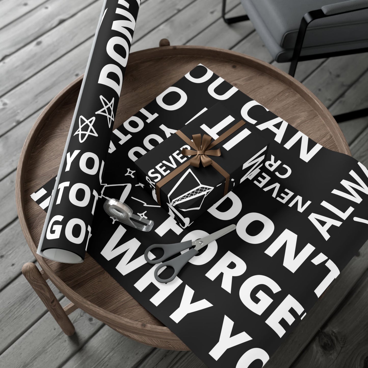 Motivational Gift Wrap Paper