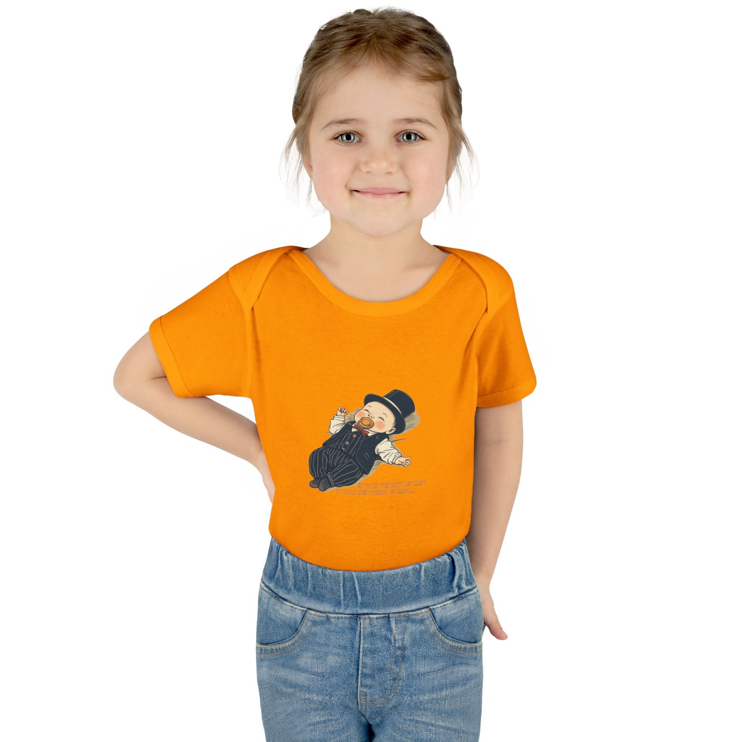 Little Dickens Words Infant Onesie