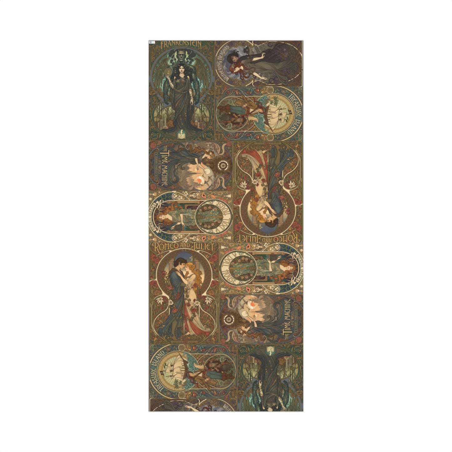 Art Nouveau Classics Gift Wrap Paper