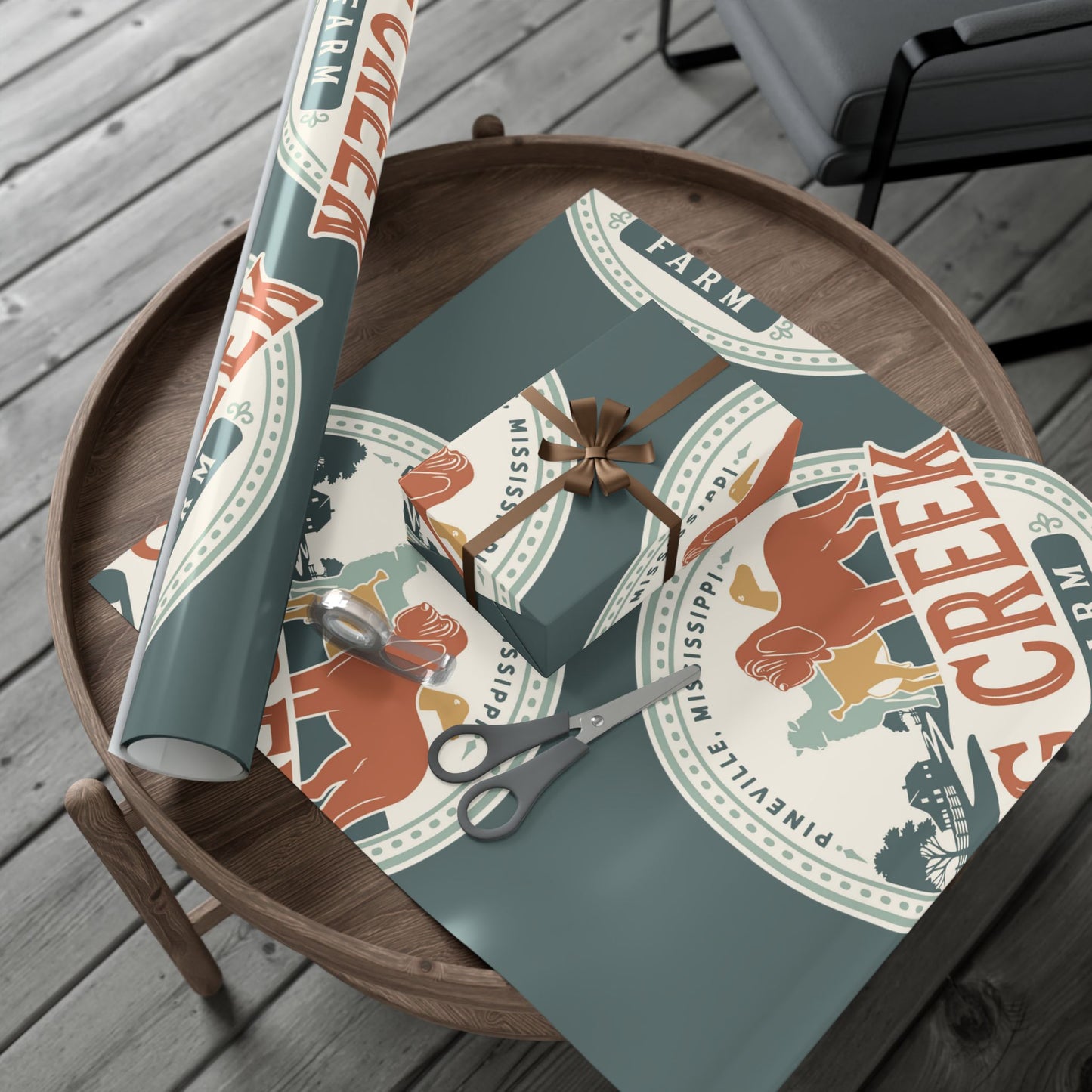 Big Creek Farm Gift Wrap Paper
