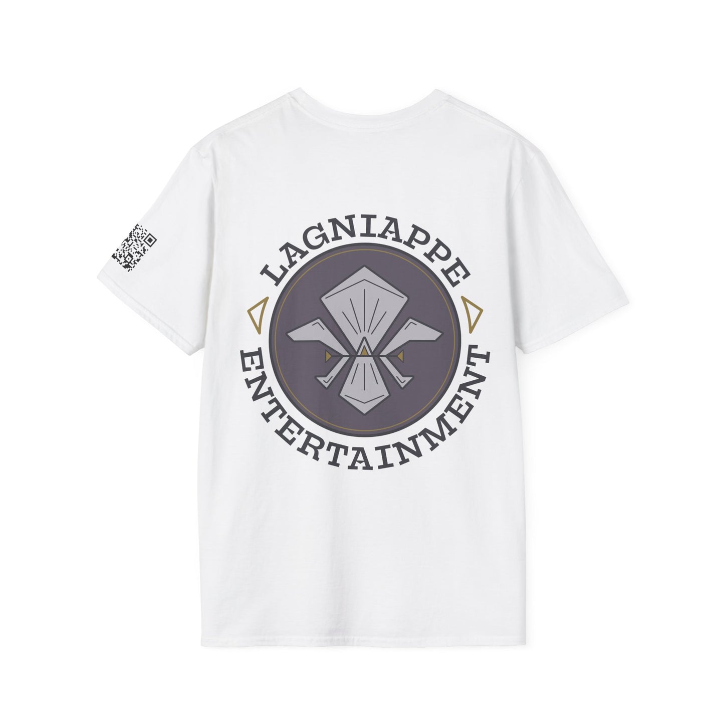 Lagniappe Entertainment Dark Color Logo - Unisex Jersey Tee, Casual Tee, Graphic T-Shirt, Unique Gift, Birthday Gift, Music Festival Apparel