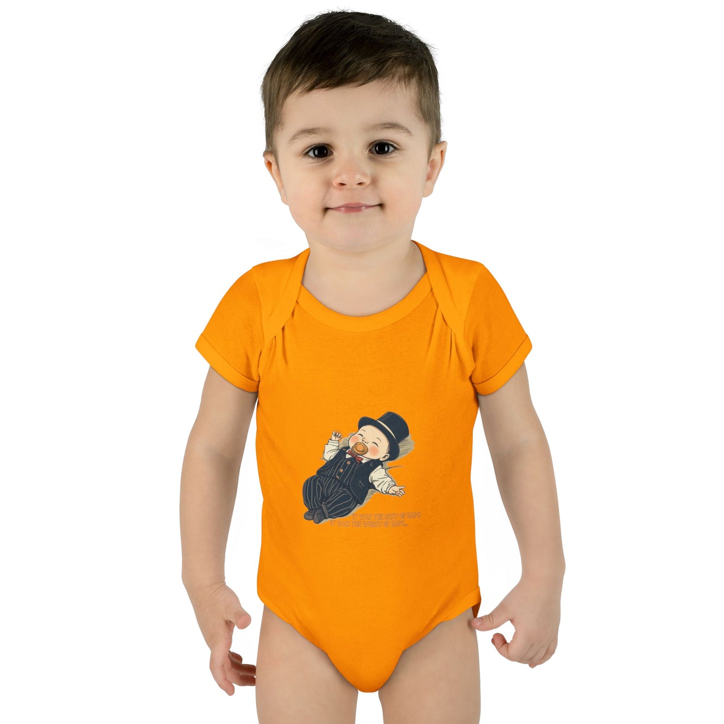 Little Dickens Words Infant Onesie