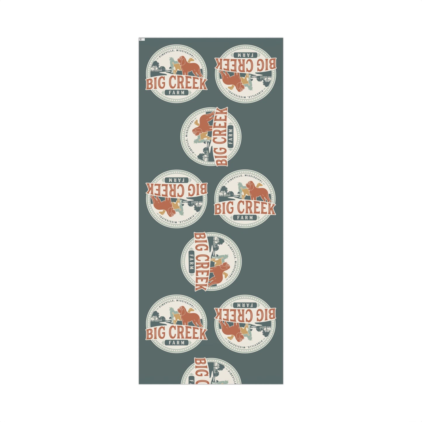 Big Creek Farm Gift Wrap Paper