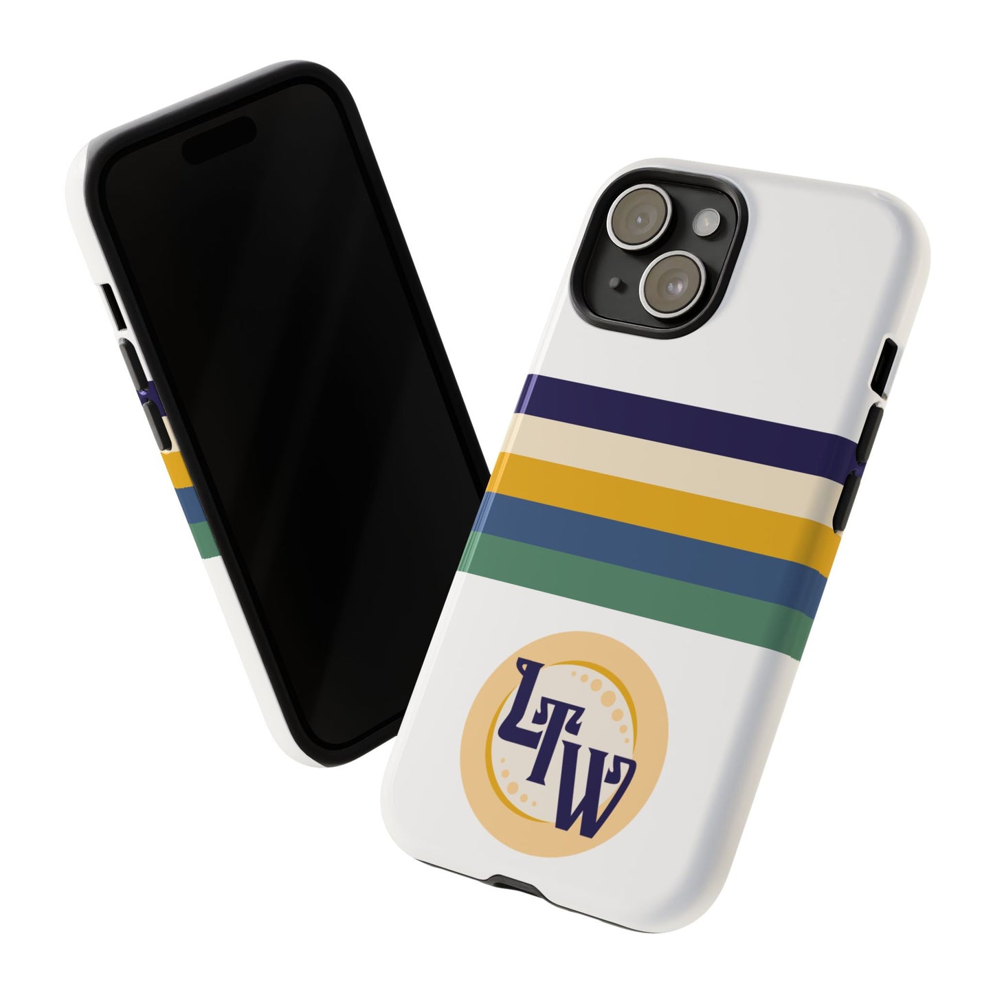 LTW Color Stripe and Monogram Tough Phone Case - iPhone