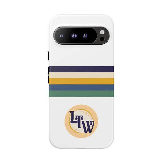 LTW Color Stripe and Monogram Tough Phone Case - Google Pixel