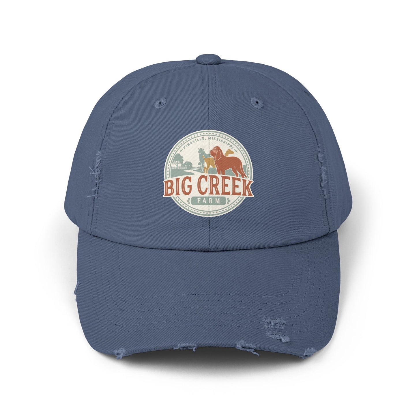 Big Creek Farm Unisex Distressed Cap