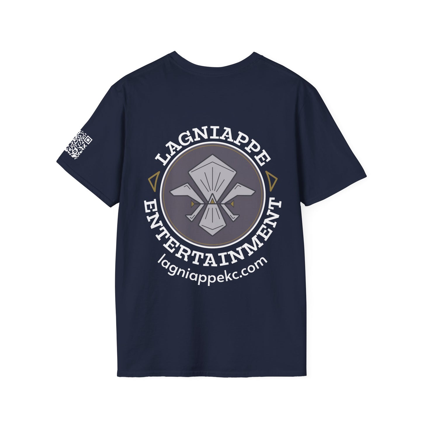 Lagniappe Entertainment Light Color Logo - Unisex Graphic Tee for Music Lovers, Casual Wear, Concerts, Gifts for Him/Her, Everyday T-Shirt