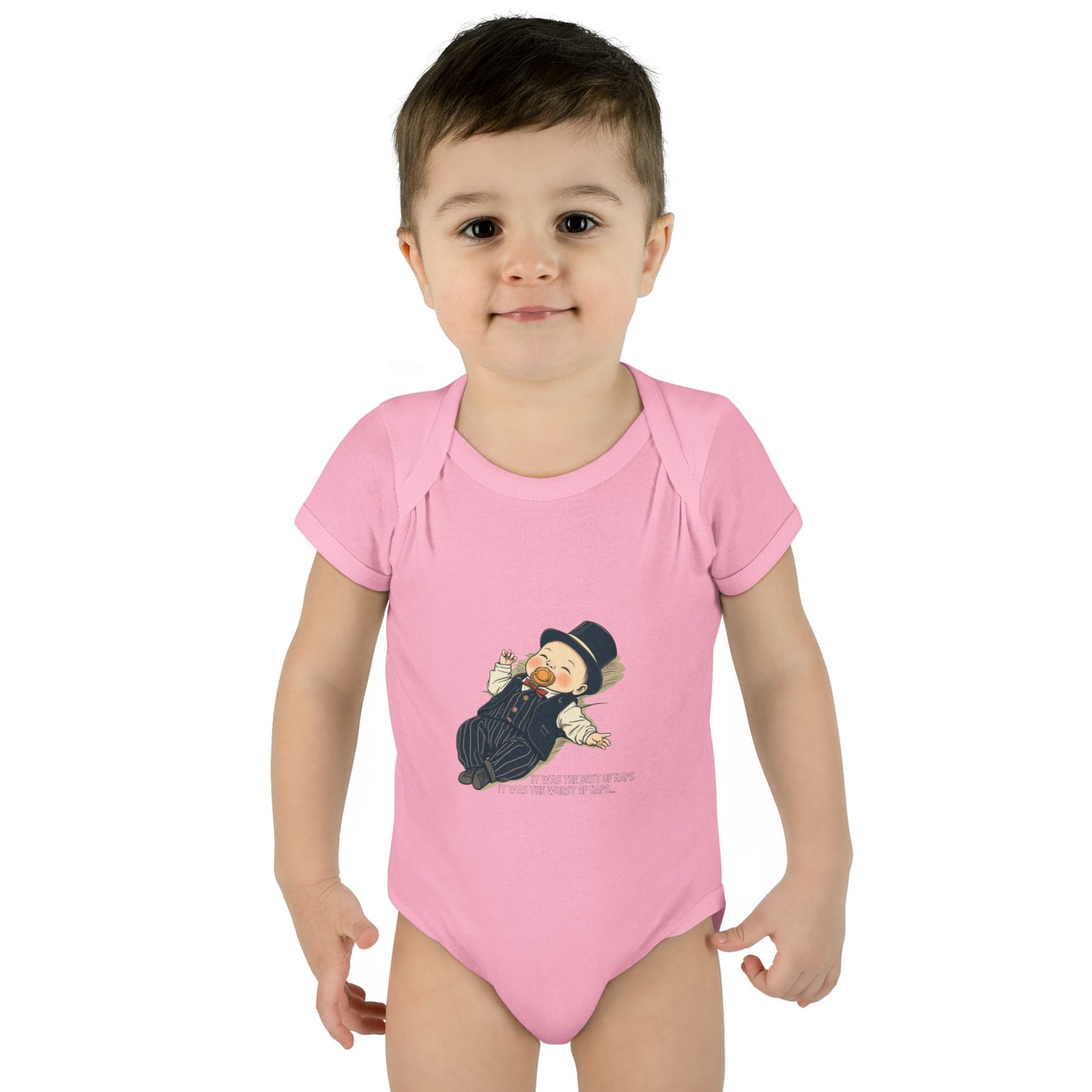 Little Dickens Words Infant Onesie