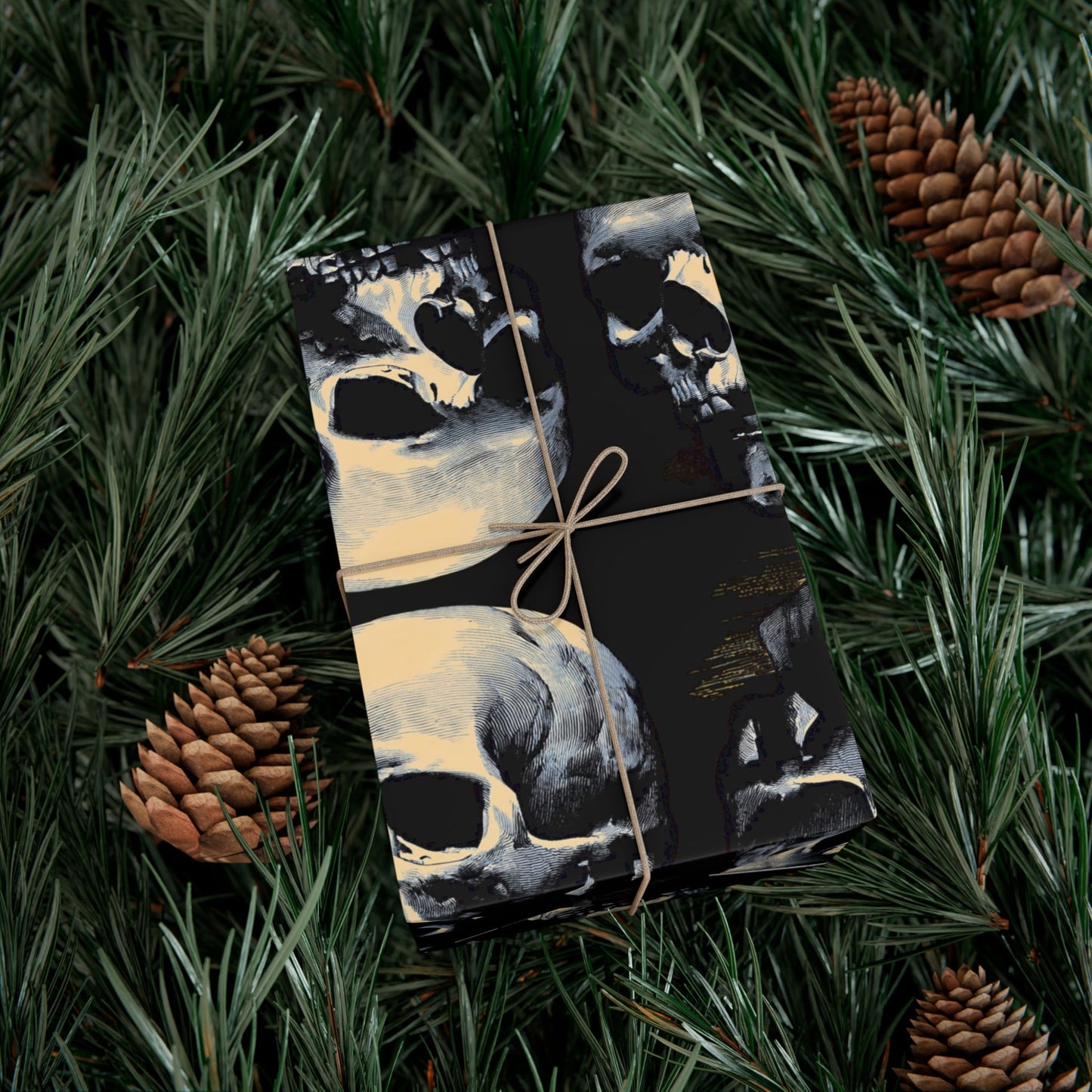 Skull Gift Wrap Paper
