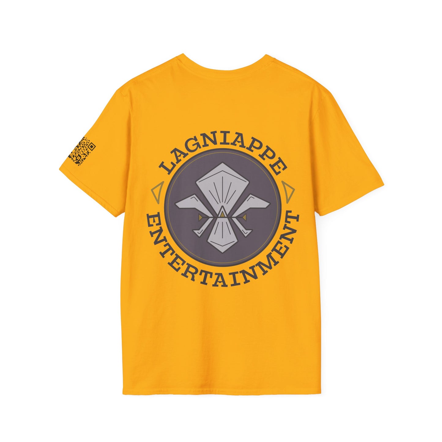 Lagniappe Entertainment Dark Color Logo - Unisex Jersey Tee, Casual Tee, Graphic T-Shirt, Unique Gift, Birthday Gift, Music Festival Apparel